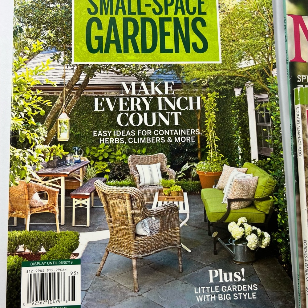 Garden magazines set of four back issues Cottagecore Farm flower Summer reading - Picture 3 of 7